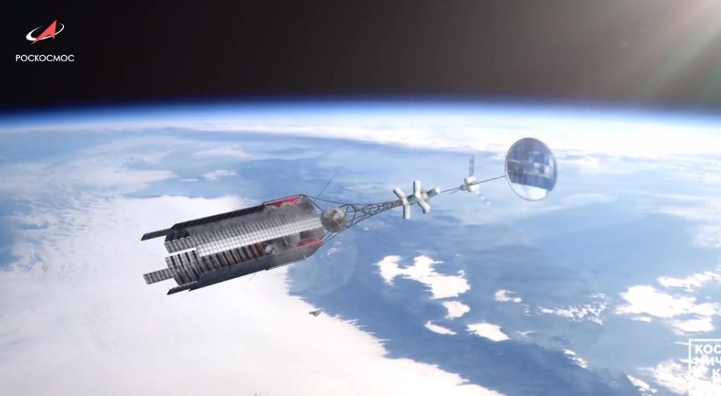 Russia's Roscosmos Unveils Nuclear Powered Space Ship For Interstellar Travels (Video)