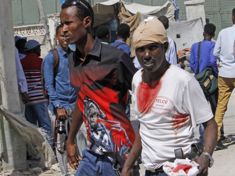 At Least 16 People Died In Car Bomba Attack Near Presidential Palace In Solamia