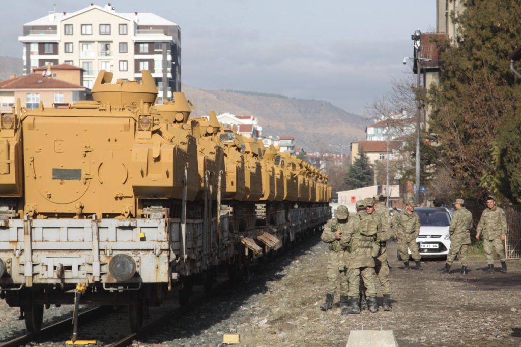 Photos, Videos: Turkish Military Build Up On Border With SDF-Held Part Of Syria