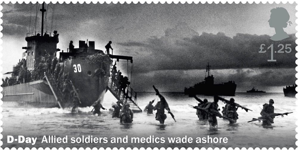 Royal Mail Uses US Troops Photo To Showcase 'British Involvement' In D-Day Landings