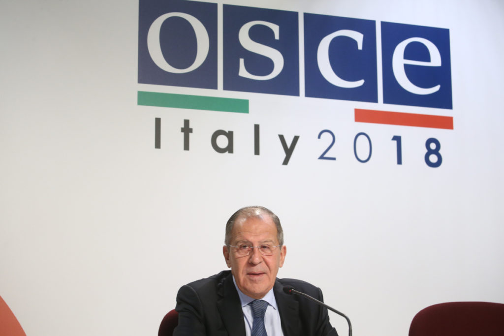 Foreign Minister Sergey Lavrov’s remarks and answers to media questions at a news conference following the 25th OSCE Ministerial Council, Milan, December 7, 2018