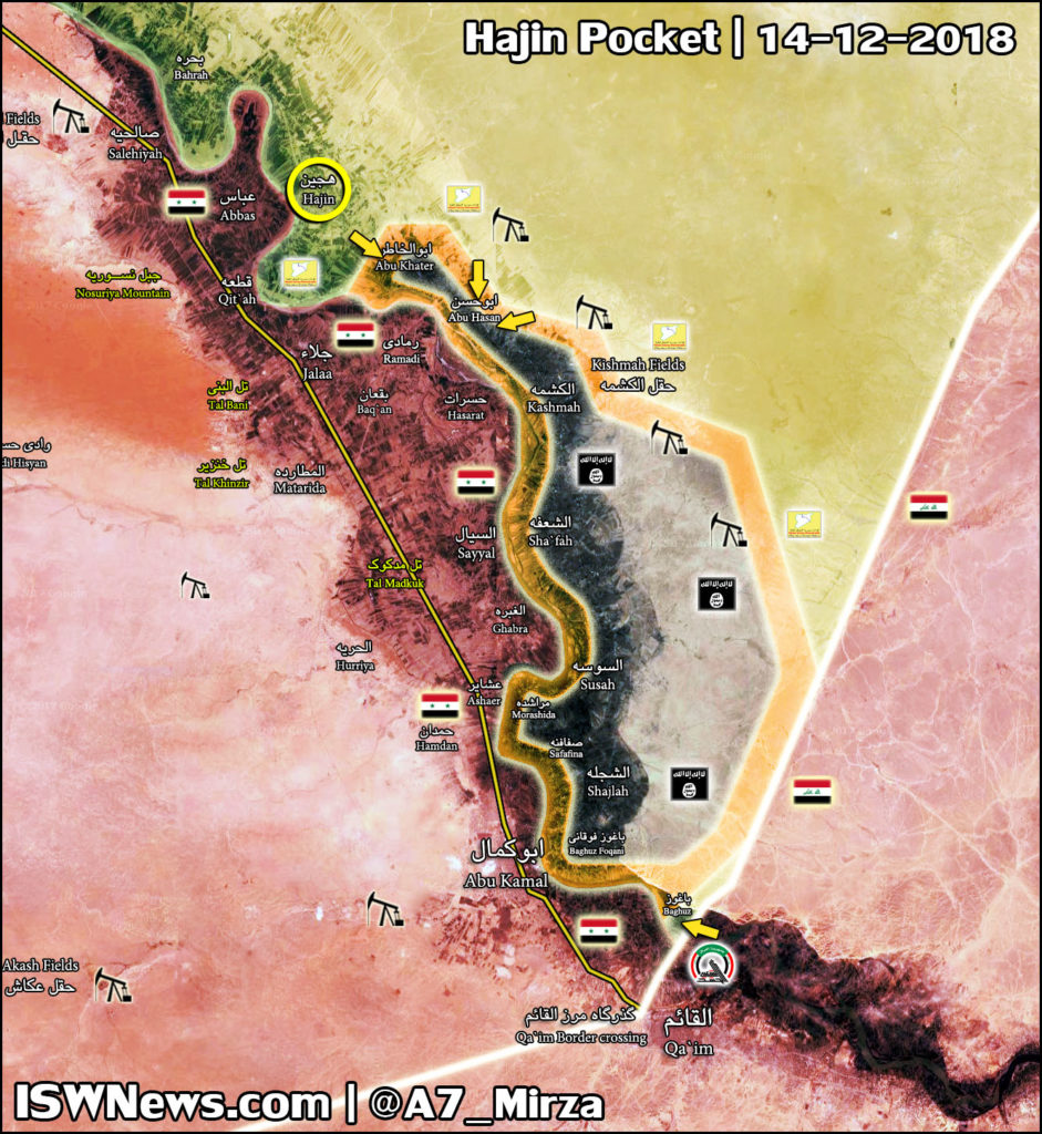 Reports Say Hajin Is Under SDF Control, But Clashes Are Ongoing (Video)