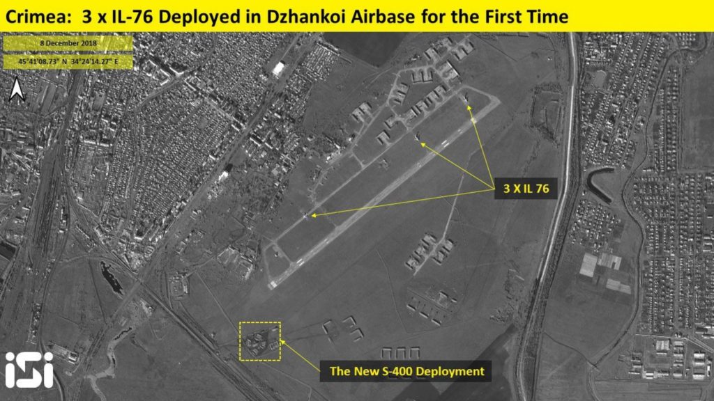 Sattelite Photos Show 3 IL-76 Cargo Planes In Crimea. Media Claims They Are Used To Deploy Additional Military Forces