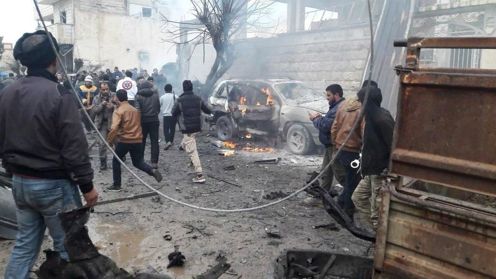 Car Bomb Attack Kills At Least 10, Injures 20 In Syria's Azaz (Photos)