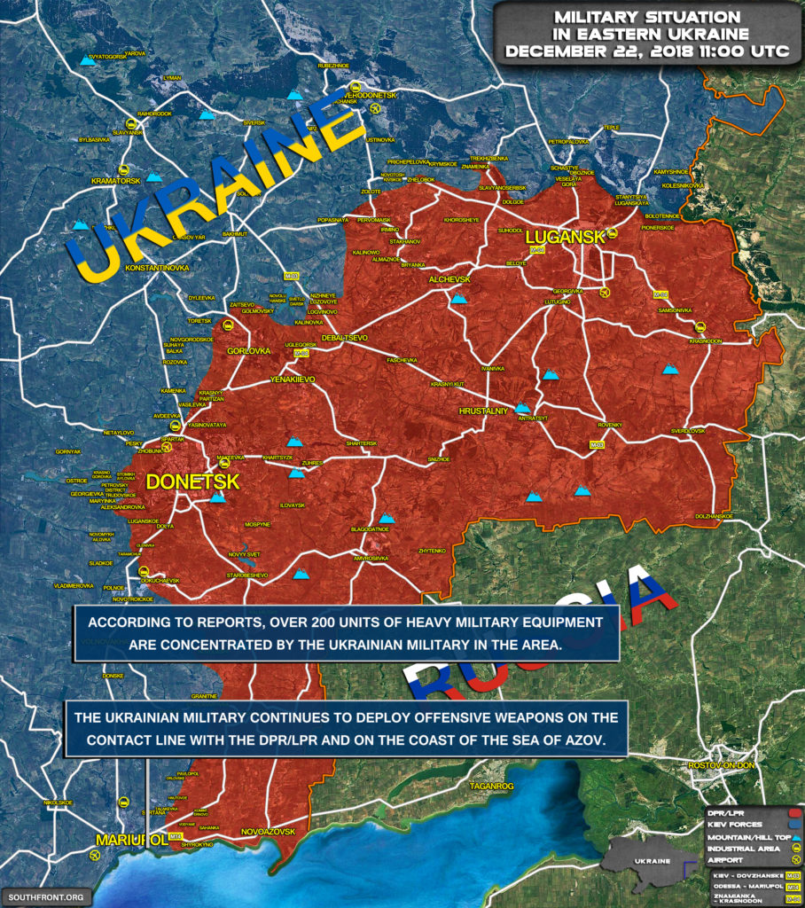 Map Update: Kiev Deploys Reinforcements On Contact Line In Eastern Ukraine, Coast Of Sea Of Azov