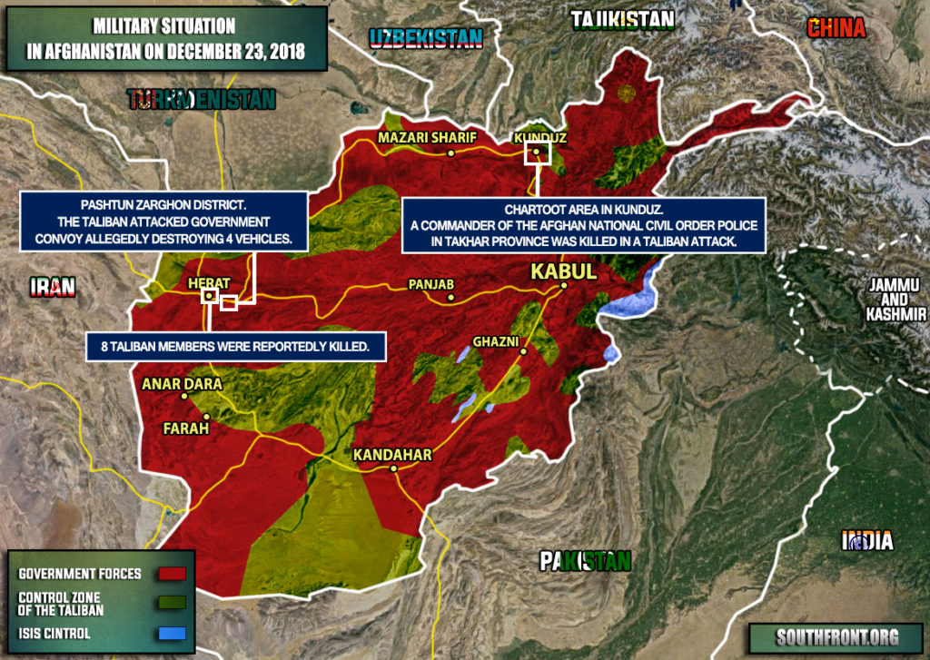 Fierce Clashes Ongoing Between Army And Taliban In Afghanistan's Herat Province