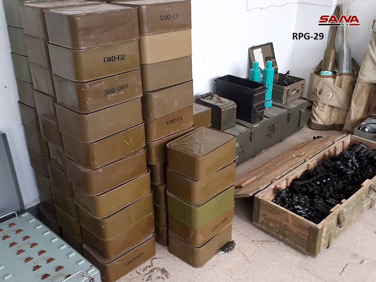 Army Captures Cache Of Anti-Aircraft & Anti-Tank Missiles In Southern Syria (Photos)