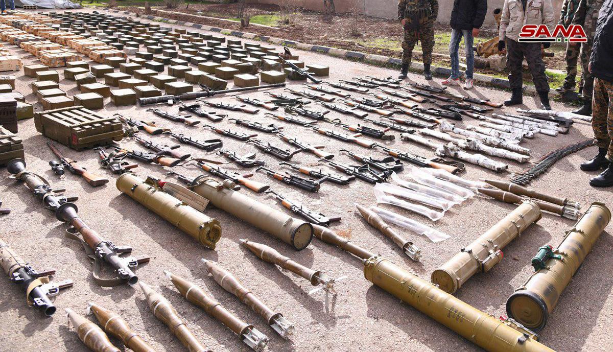 Army Captures Cache Of Anti-Aircraft & Anti-Tank Missiles In Southern Syria (Photos)