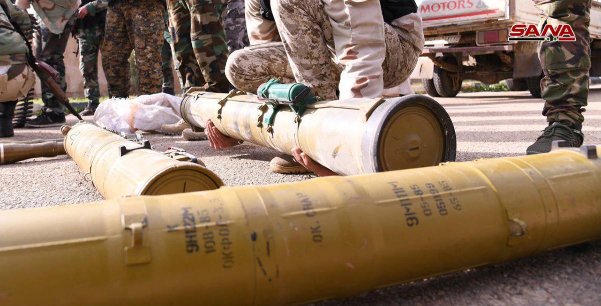 Army Captures Cache Of Anti-Aircraft & Anti-Tank Missiles In Southern Syria (Photos)