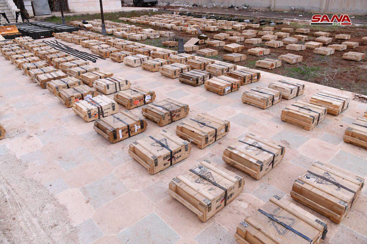 Army Captures Cache Of Anti-Aircraft & Anti-Tank Missiles In Southern Syria (Photos)