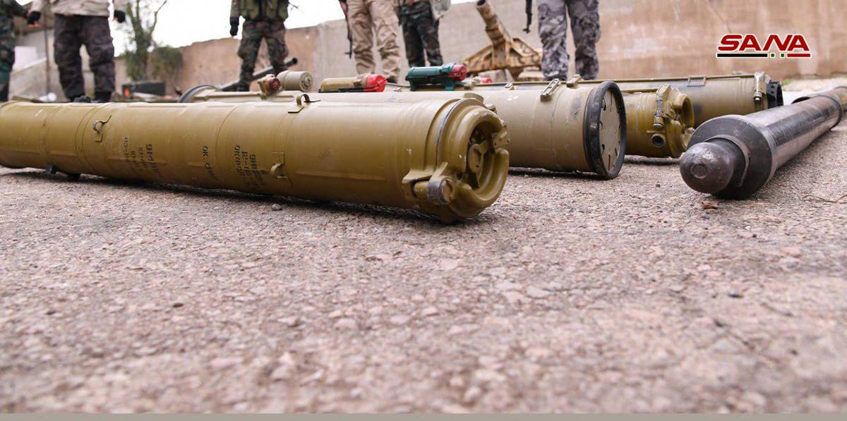 Army Captures Cache Of Anti-Aircraft & Anti-Tank Missiles In Southern Syria (Photos)