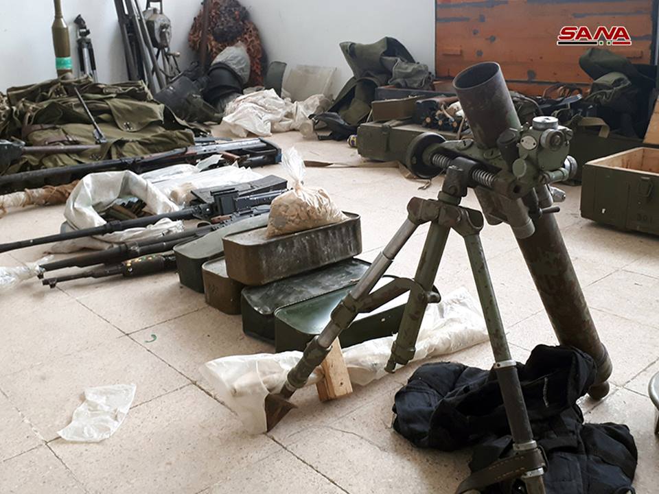 Army Captures Cache Of Anti-Aircraft & Anti-Tank Missiles In Southern Syria (Photos)