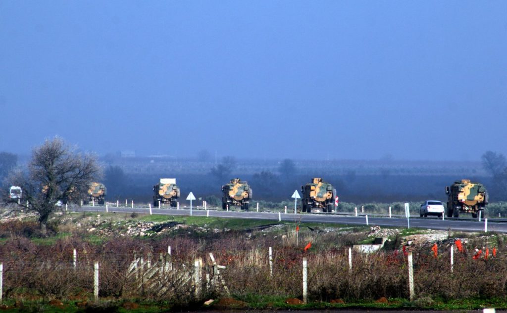 Photos, Videos: Turkish Military Build Up On Border With SDF-Held Part Of Syria