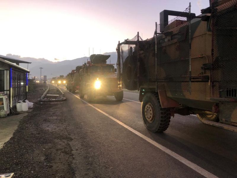 Photos, Videos: Turkish Military Build Up On Border With SDF-Held Part Of Syria