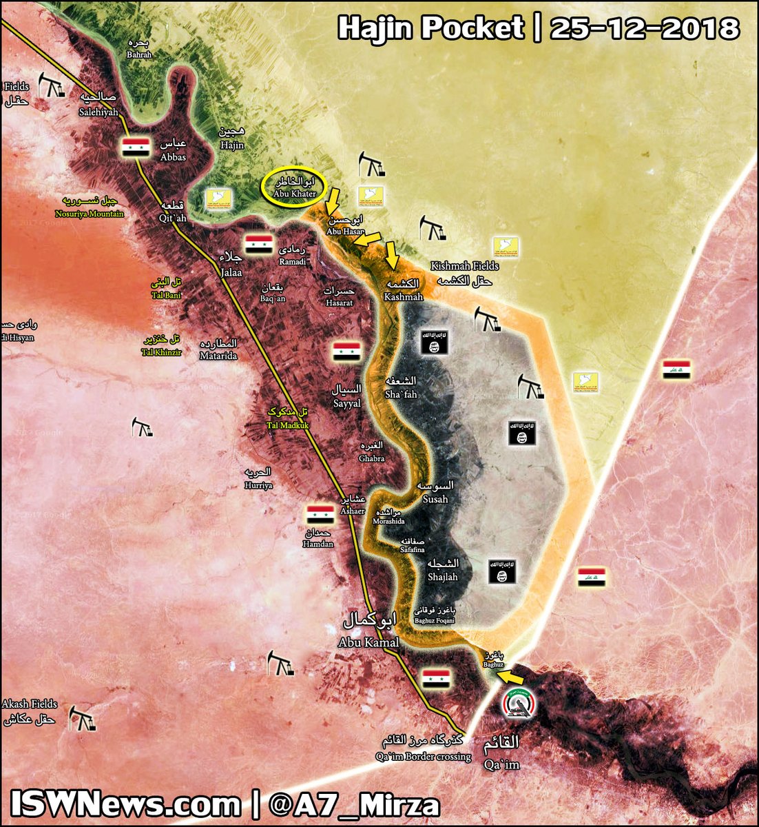 SDF Forces Liberate Key Village In Euphrates Valley And Kill More Than 200 ISIS Fighters (Map)