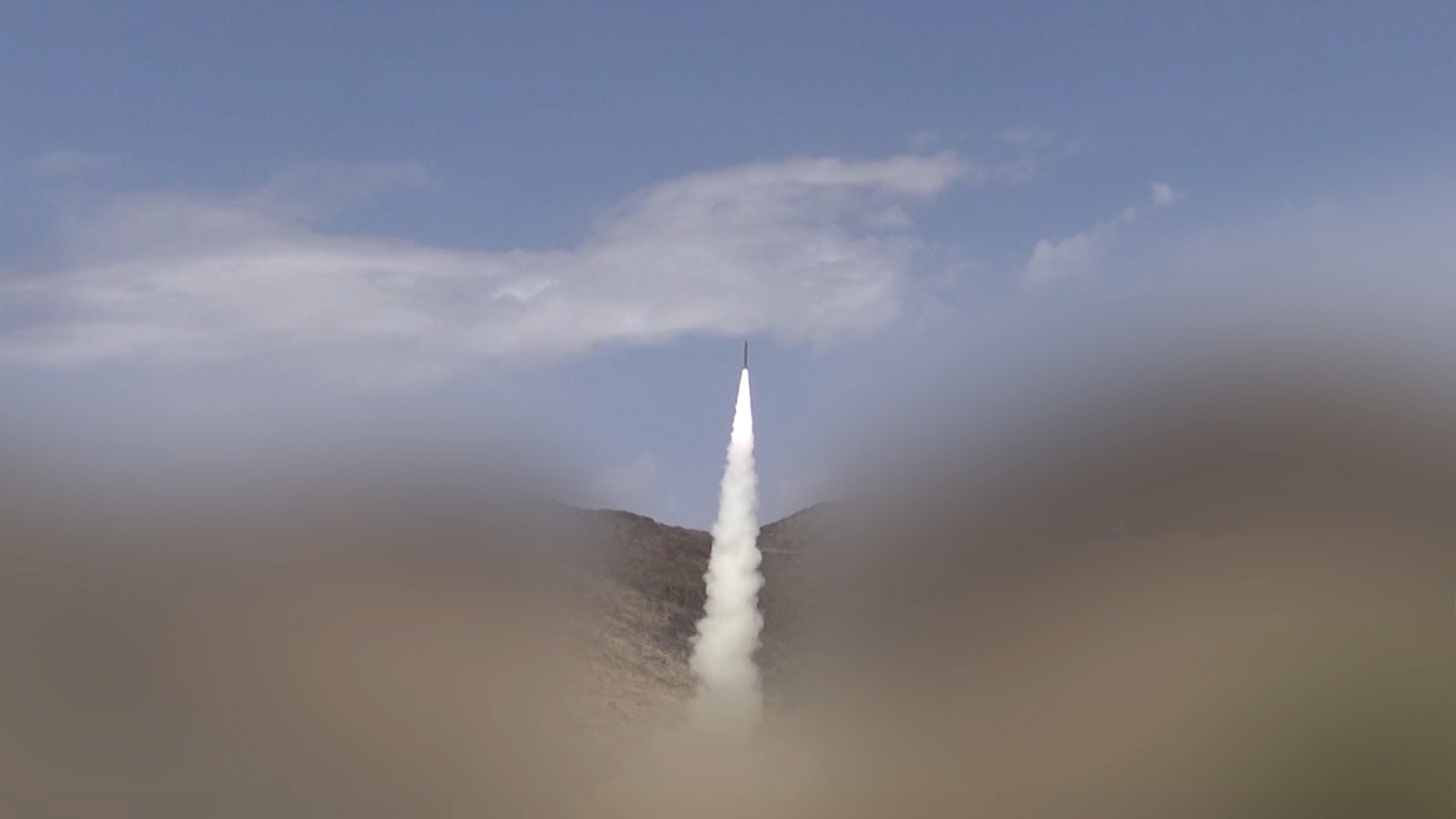 Saudi-led Coalition Shares Footage Of Houthis Launching ‘Iranian-Developed Missile'