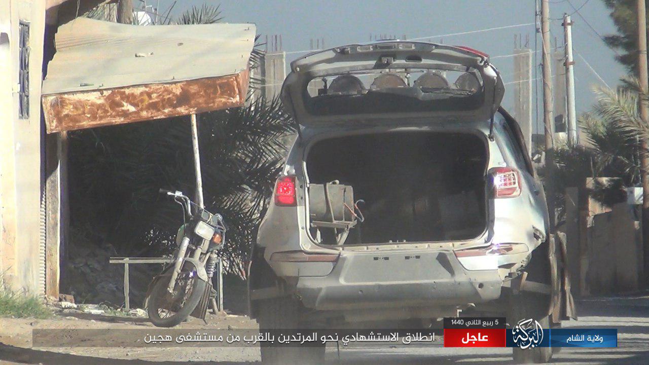 ISIS Resorts To Car Bombs In Last Attempt To Repel US-Led Attack On Hajin (Photos)