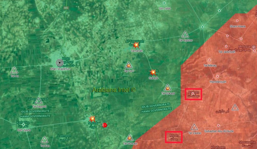 Map Update: Syrian Army Strikes Militant Positions In Response To Fresh Violations Of De-Escalation Zone Agreement