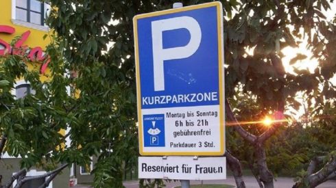 Toxic Masculinity Strikes In Europe - German Man Sues Over "Woman-Only" Parking Spots