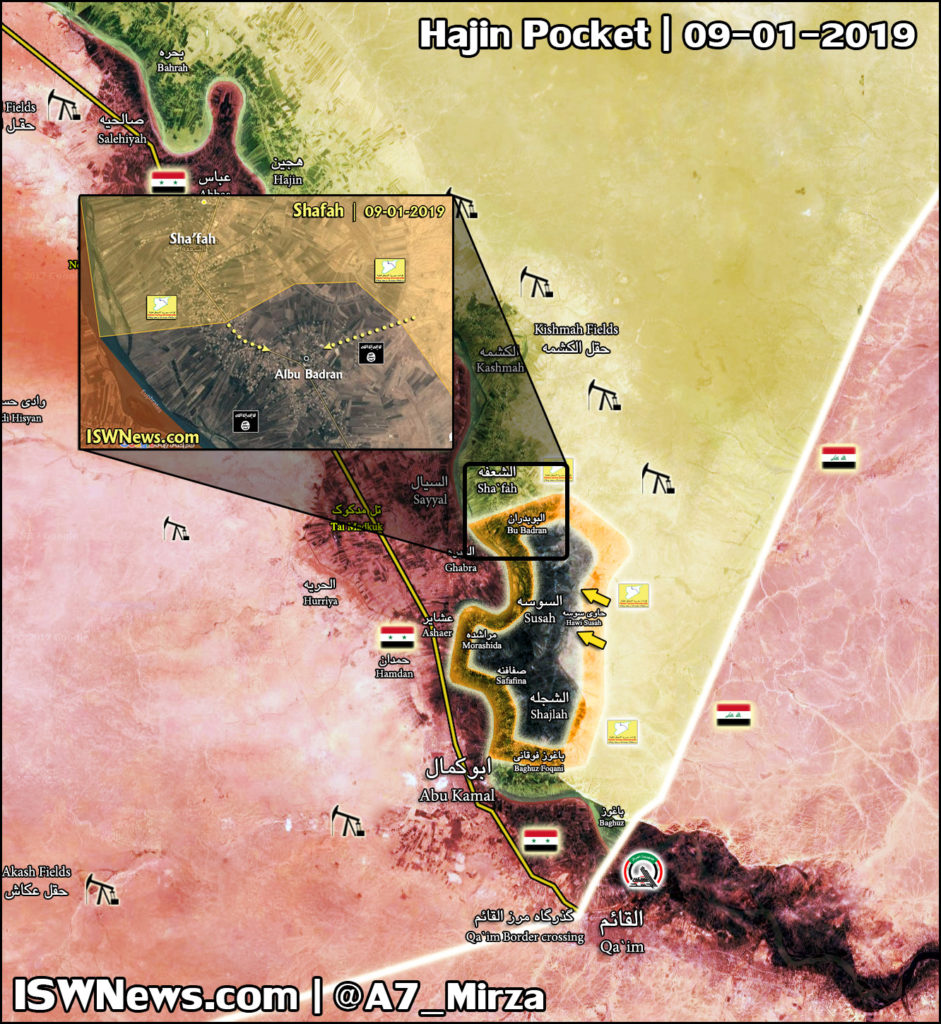 Map Update: Syrian Democratic Forces Capture Ash-Shafah, Advance On Albu Badran In Euphrates Valley