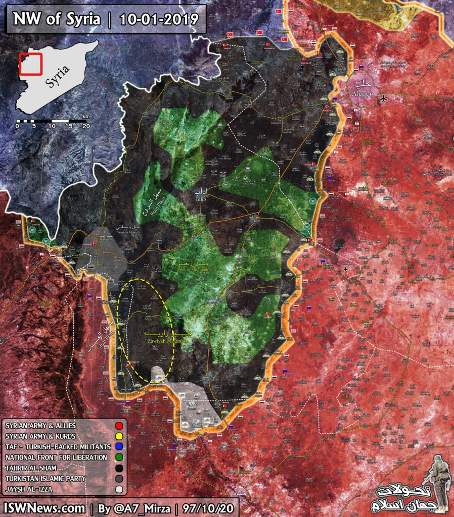 Map Update: Hayat Tahrir al-Sham Gets Control Of Most Of 'Idlib Demilitarized Zone'