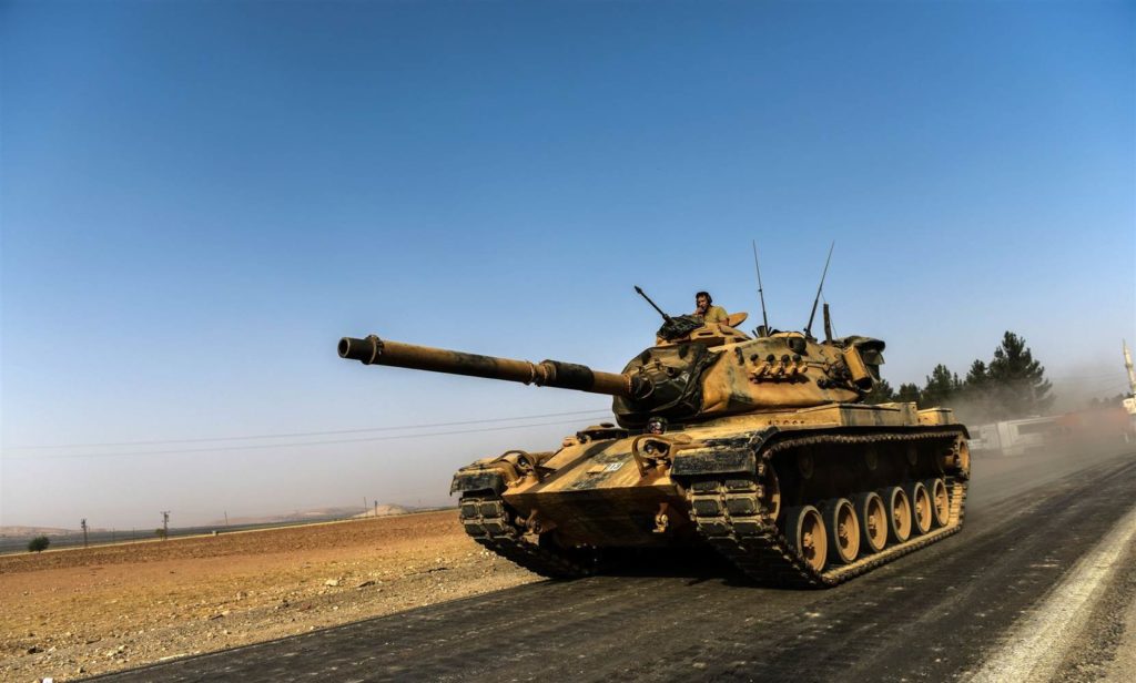 Turkish Military Conducts Battle Tank Drills On Border With Syria’s Idlib