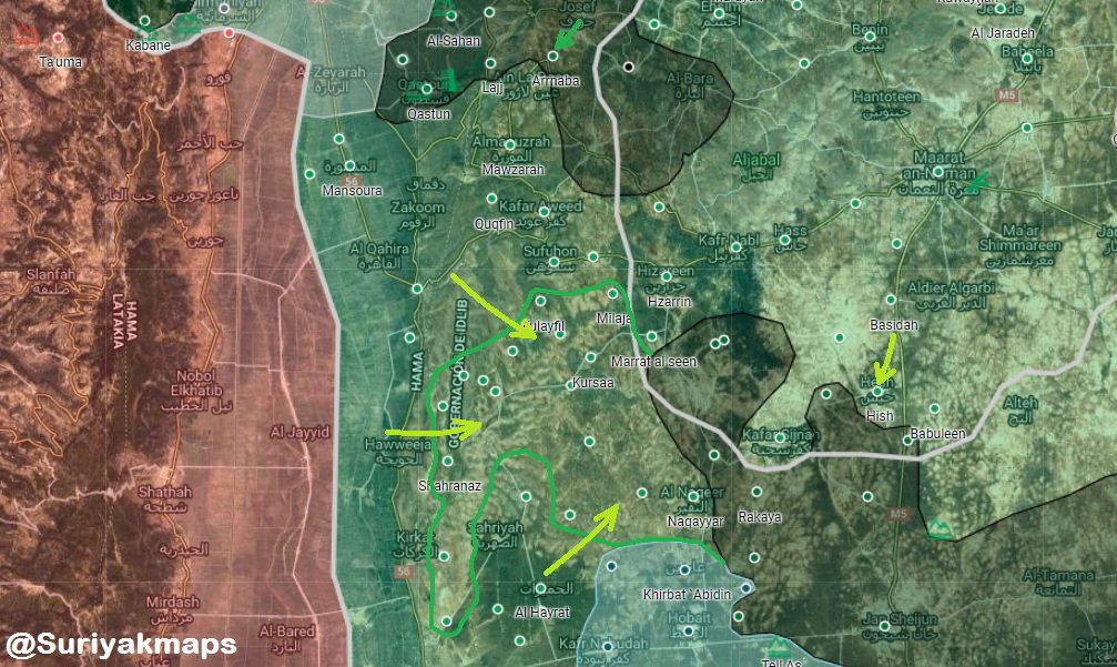 In Maps: Clashes Between Hayat Tahrir al-Sham And Turkish-backed Militants In Idlib De-Escalation Zone