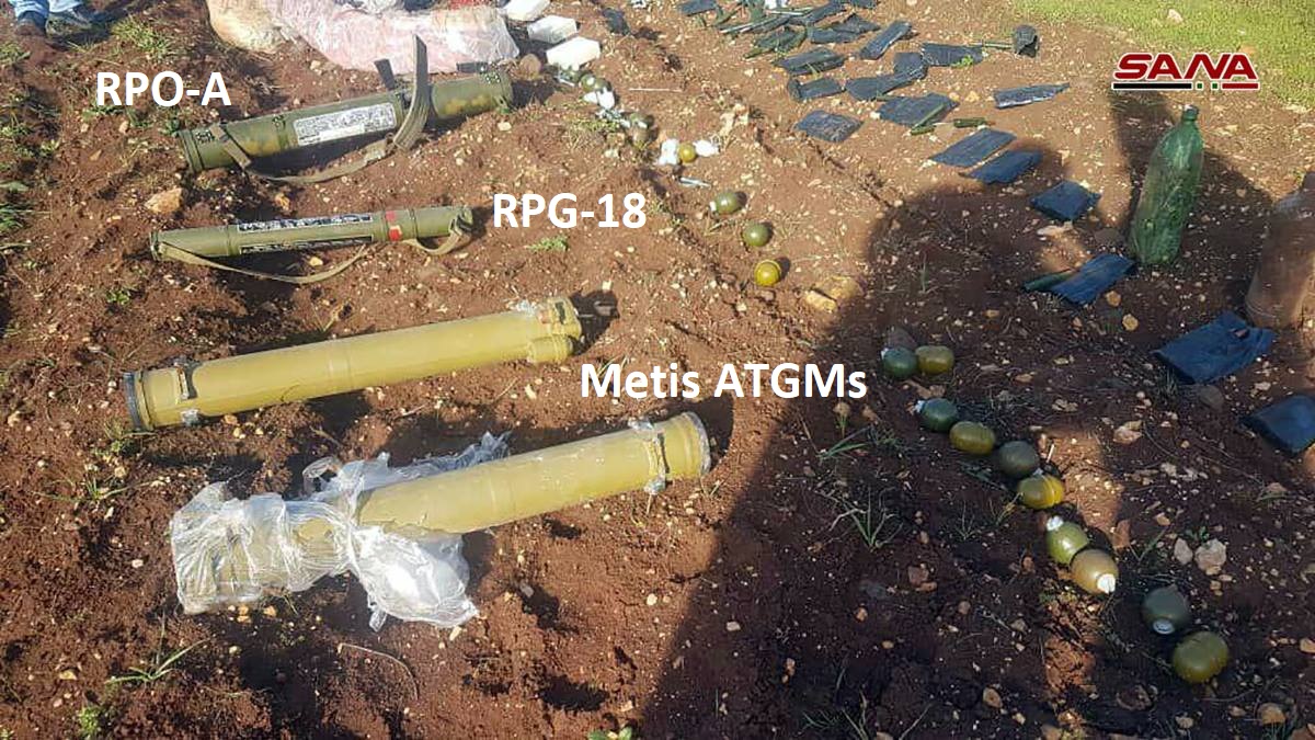 Syrian Army Uncovers TOW Missiles And Other Weapons In Northern Homs (Video, Photos)