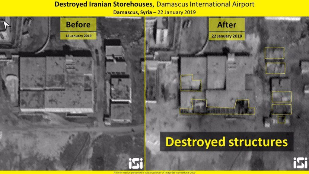 Satellite Images: Impact Of Israeli Strikes On Syria On January 20