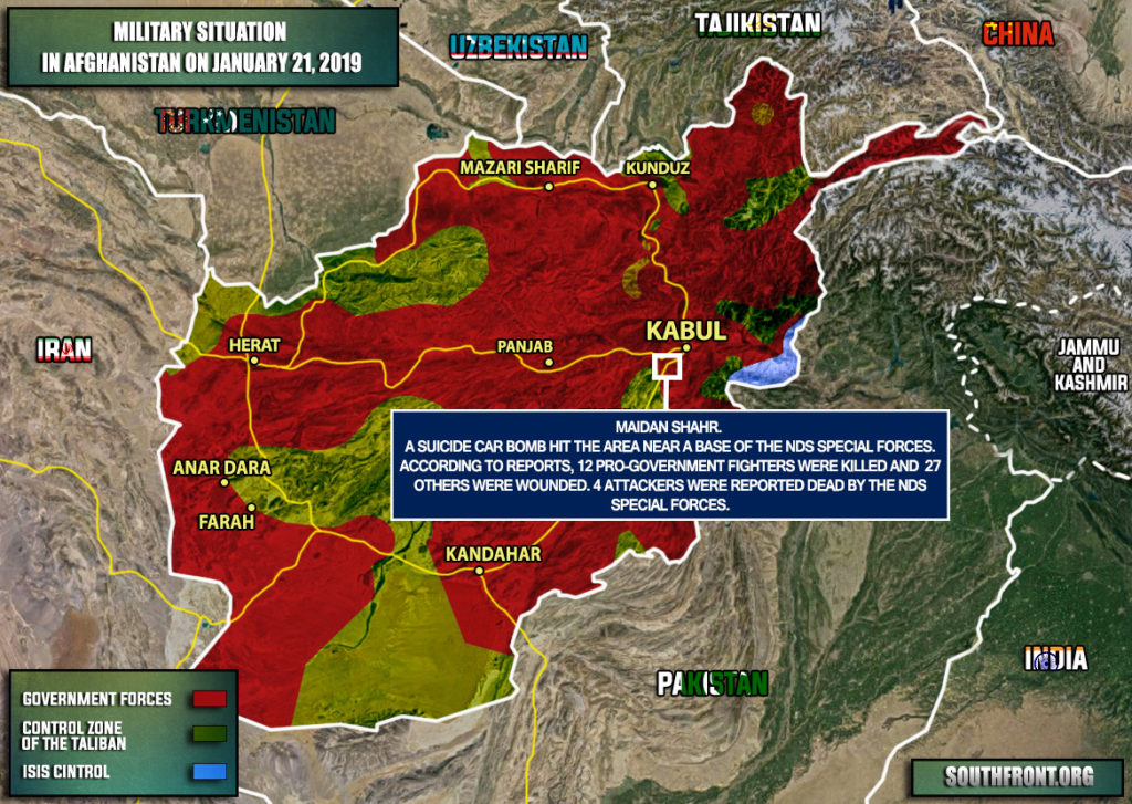 Gunmen Storm NDS Special Forces Base In Afghanistan's Maidan Shahr (Map Update)