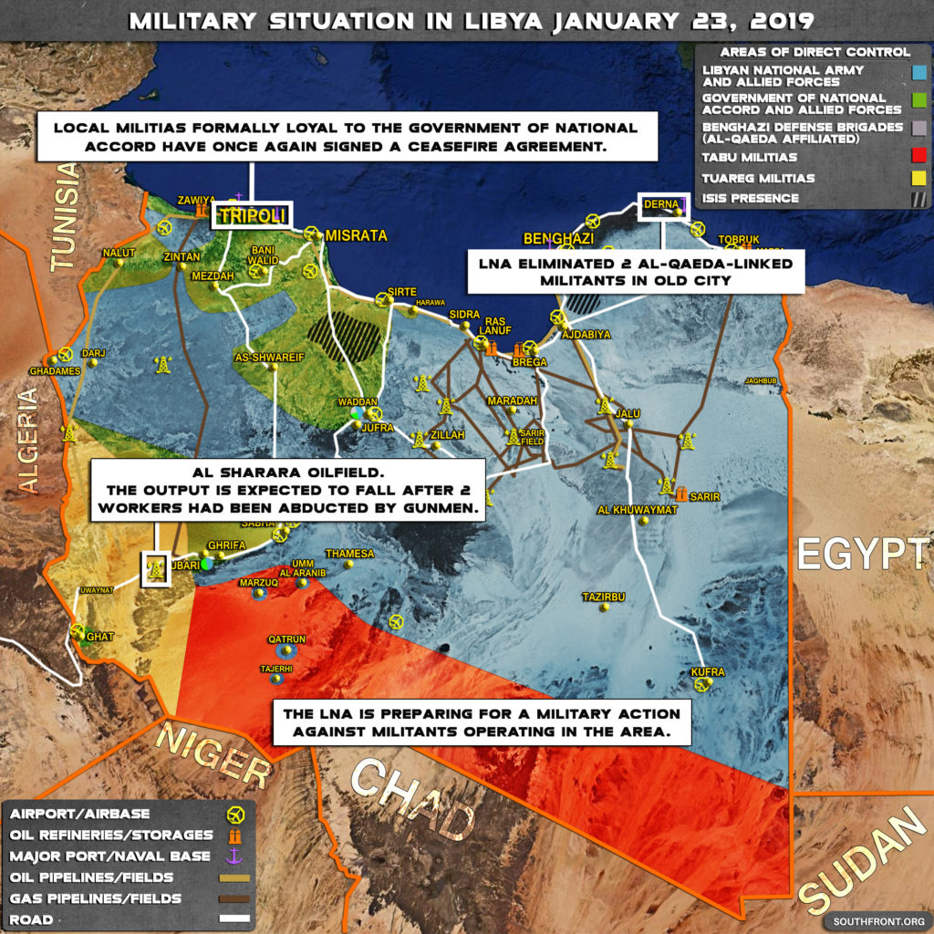 Brief Look At Current Military Situation In Libya (Map Update)