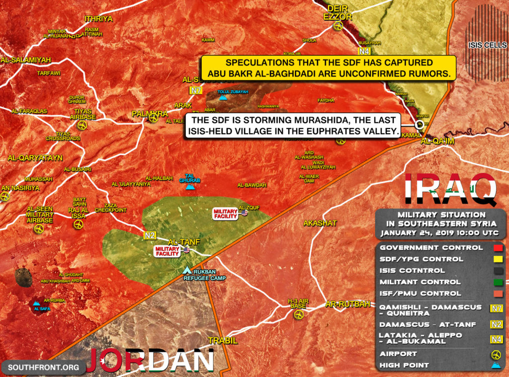 Map Update: ISIS Controls Only One Village In Euphrates Valley. SDF Continues Its Advance