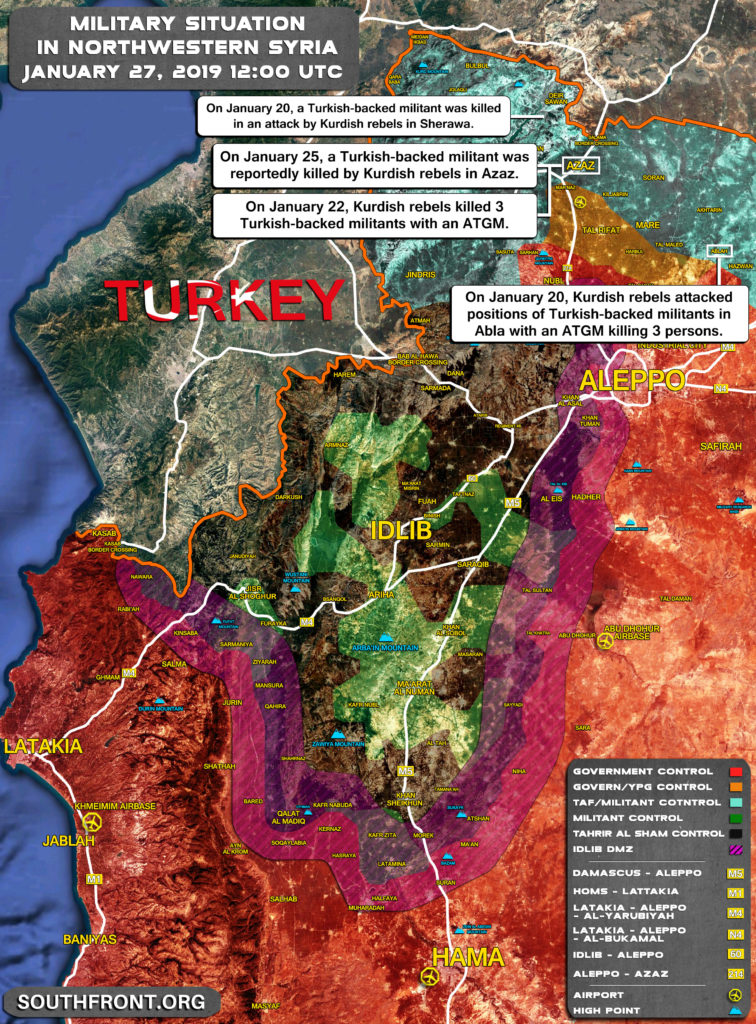 Overview Of Recent Kurdish Attacks On Turkey-led Forces In Northern Syria (Map, Video)