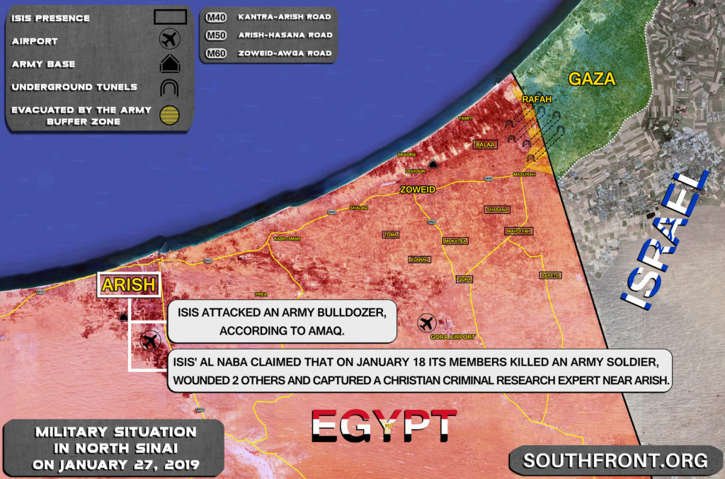 ISIS Says It Attacked Egyptian Soldiers, Captured Criminal Research Expert In Sinai