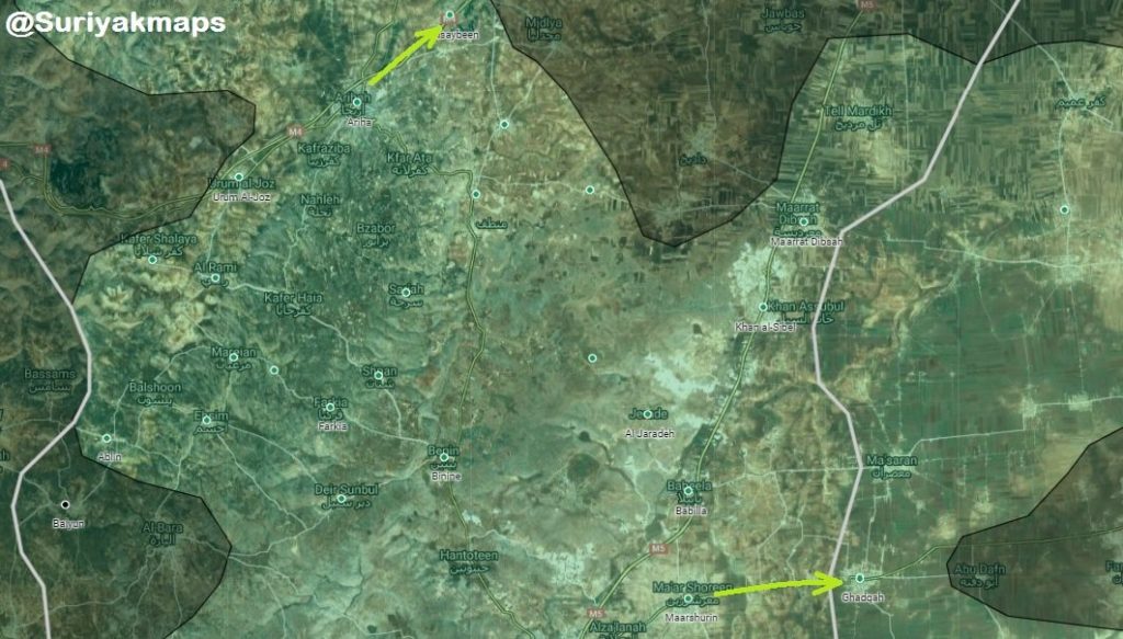 In Maps: Clashes Between Hayat Tahrir al-Sham And Turkish-backed Militants In Idlib De-Escalation Zone