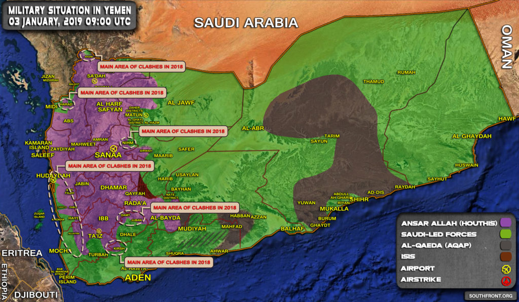 Yemeni Forces Release Summary Of Their Operations Against Saudi-led Coalition In 2018 (Infographics, Map)