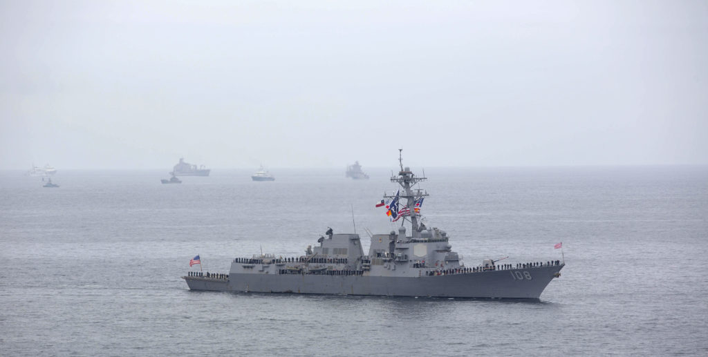 US Navy Testing New Ship Pairing - Destroyer & Amphibious Transport Dock