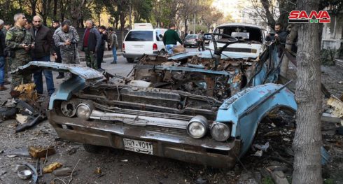 Explosion Near Russian Embassy In Damascus (Photos)