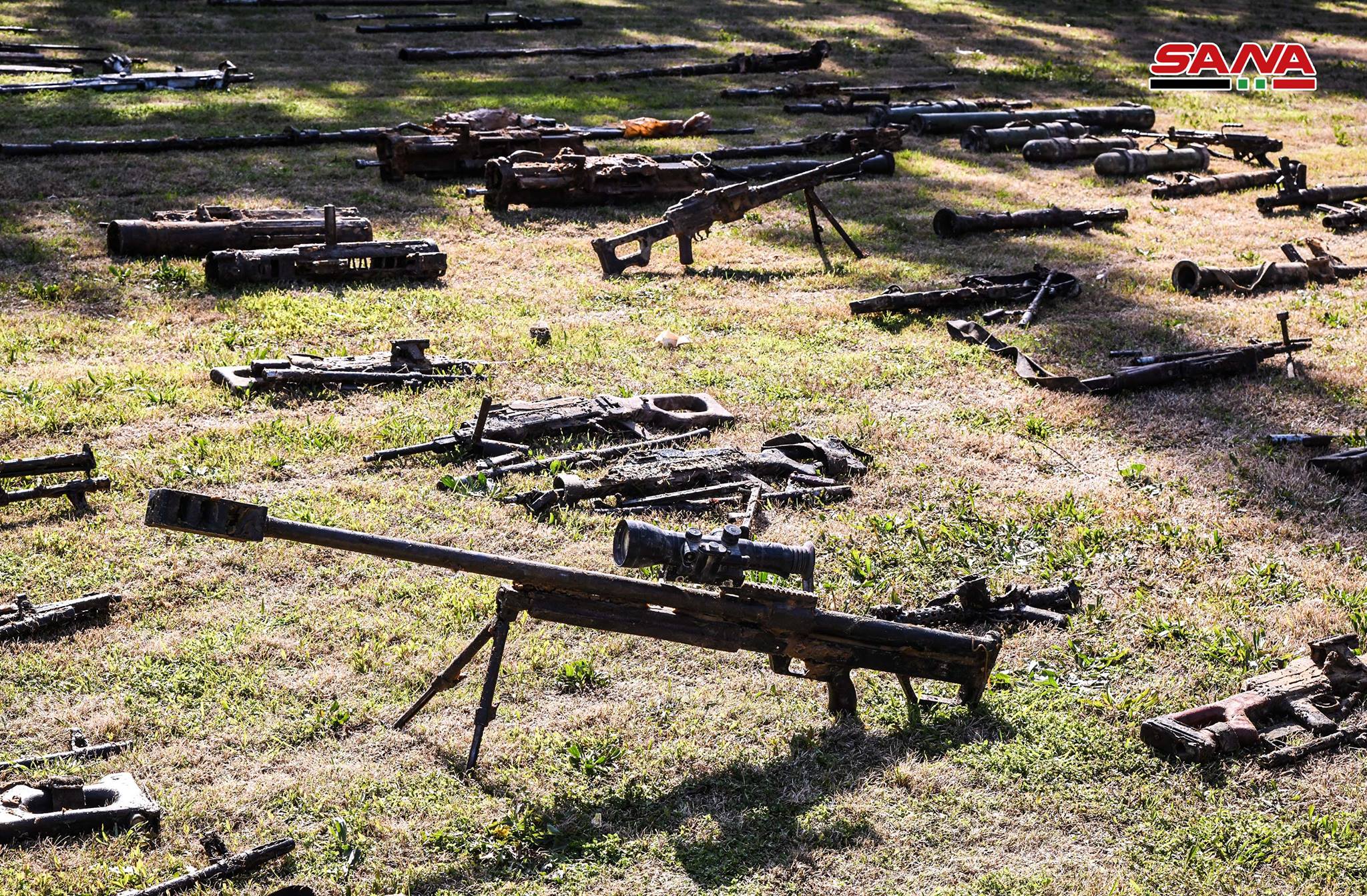 Syrian Army Uncovers Large Weapons Cache In Eastern Ghouta (Video, Photos)