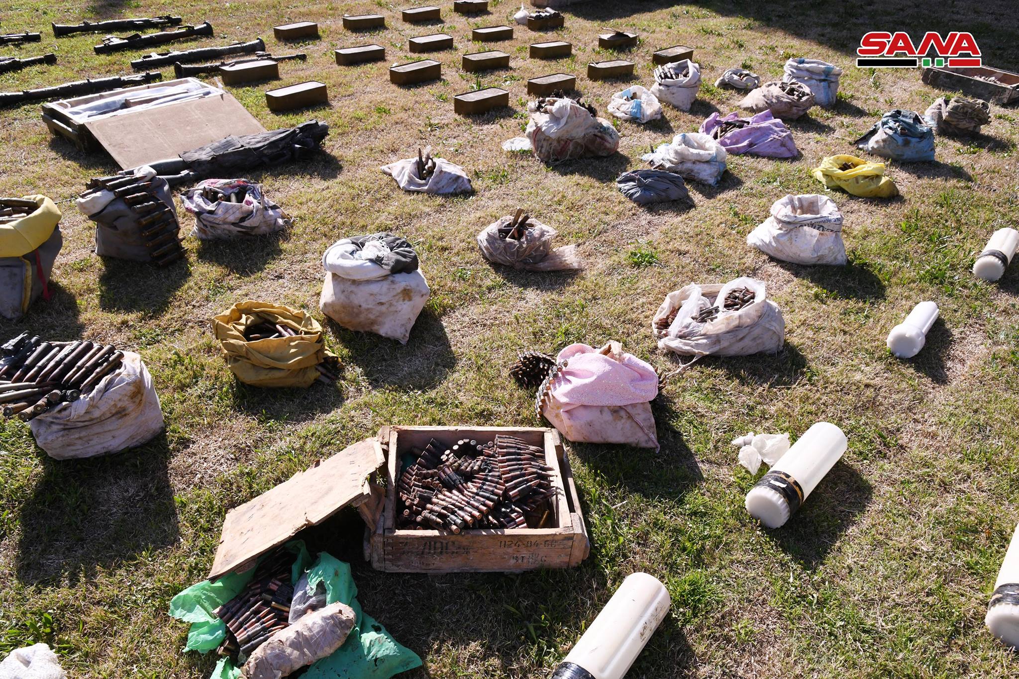 Syrian Army Uncovers Large Weapons Cache In Eastern Ghouta (Video, Photos)