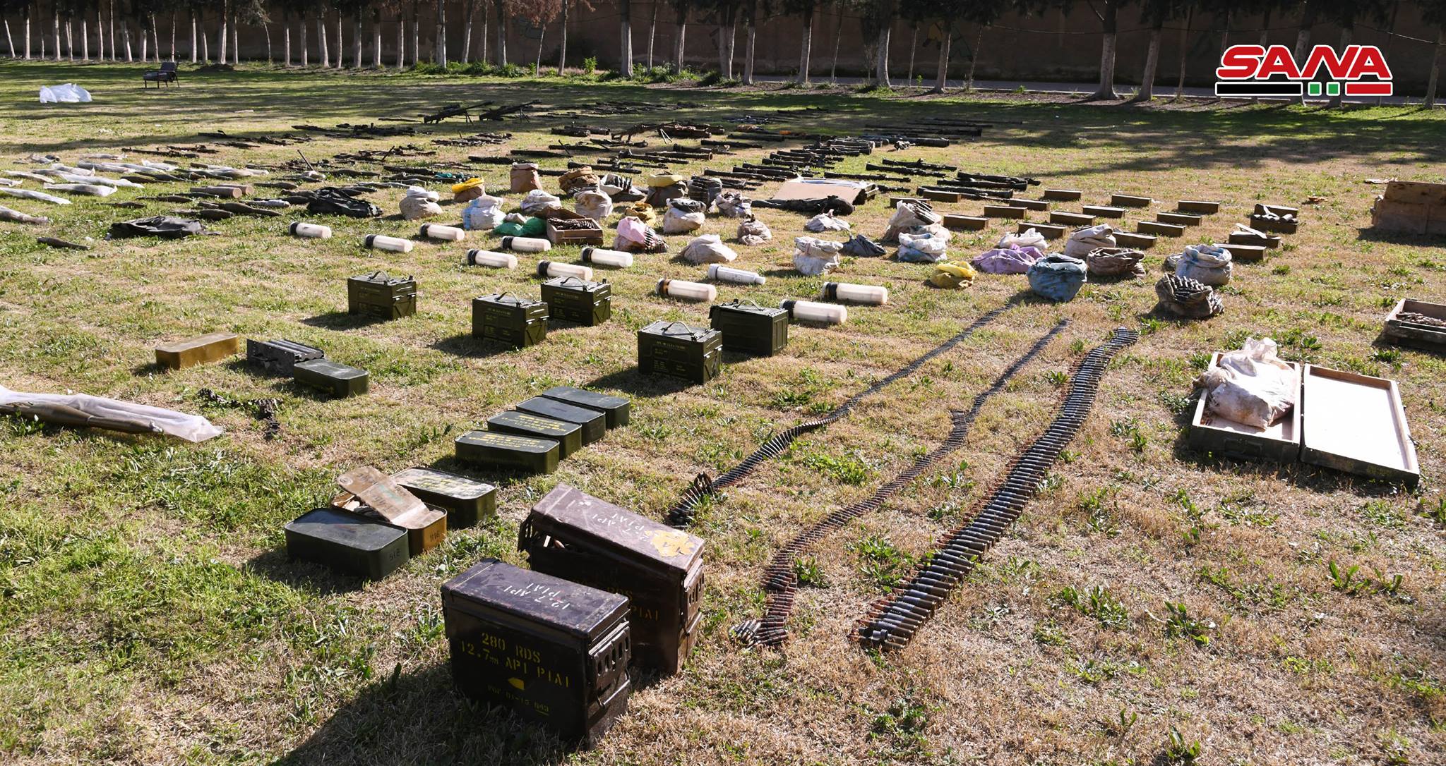 Syrian Army Uncovers Large Weapons Cache In Eastern Ghouta (Video, Photos)