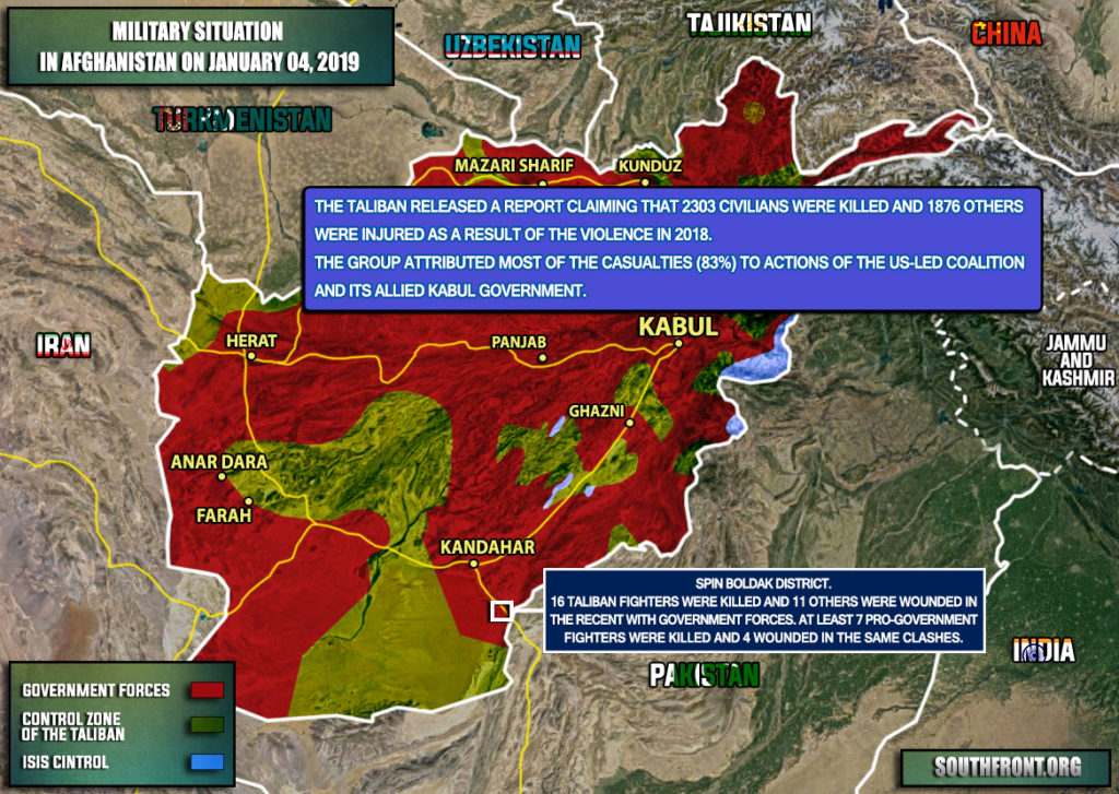 Taliban: 2,303 Civilians Were Killed, 1,876 Wounded As Result Of Afghan Conflict In 2018