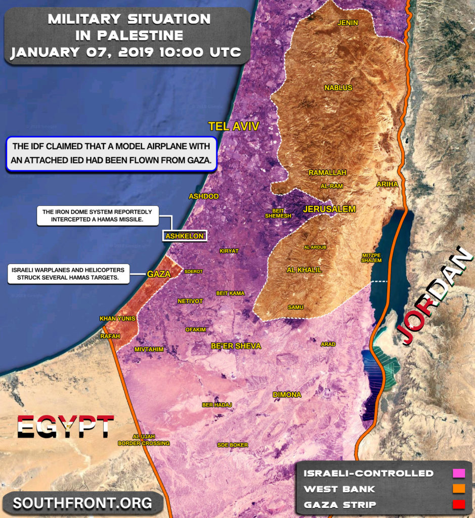 Map Update: Israeli Forces Carry Out Strikes On Hamas Targets Across Gaza Strip