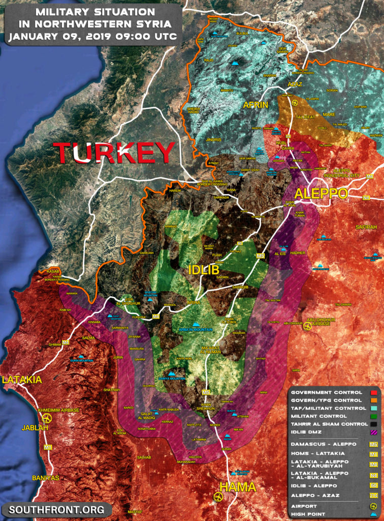 Map Update: Hayat Tahrir al-Sham Expansion In Northwestern Syria