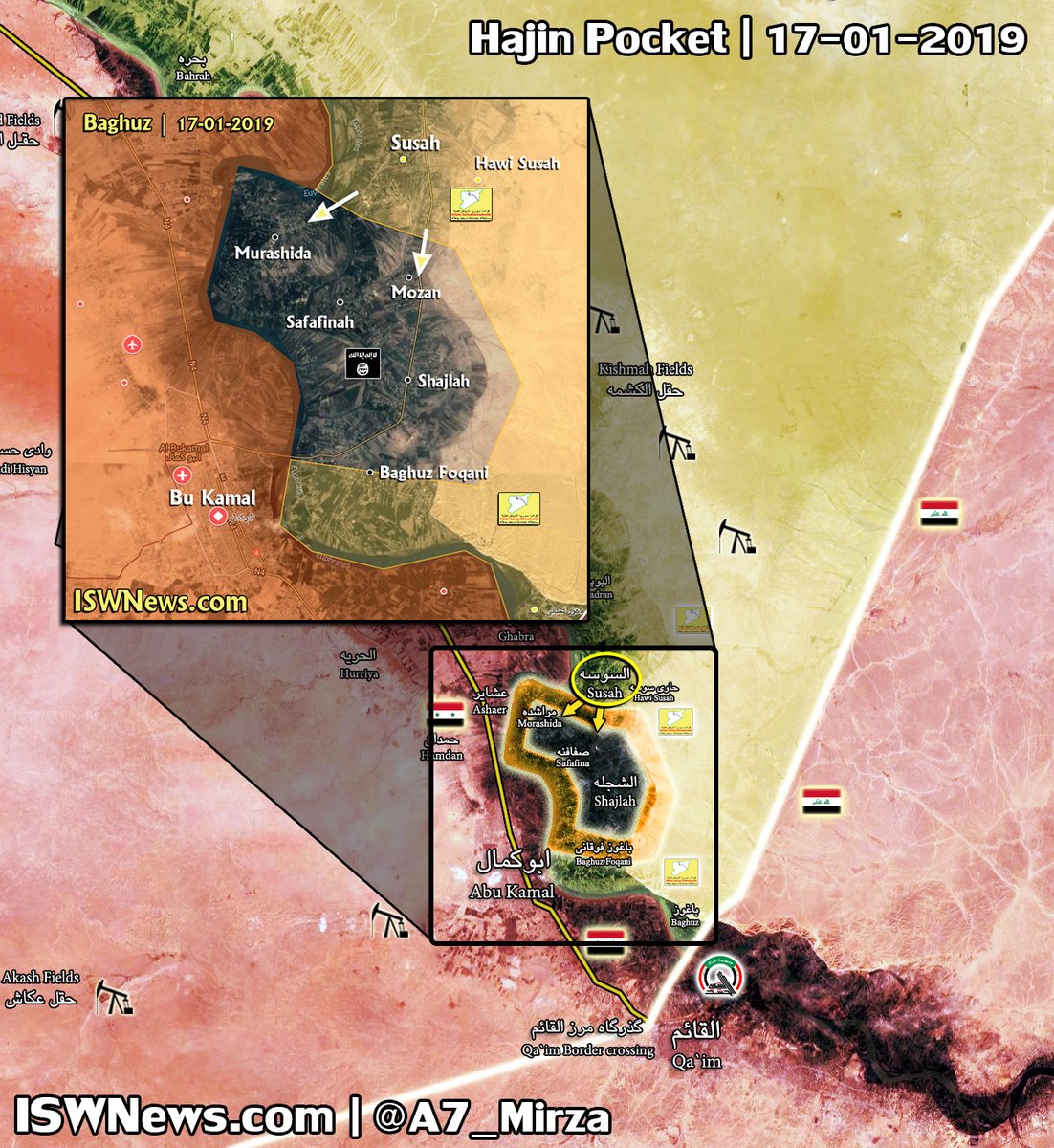 Terrorists In Euphrates Valley Suffer From Airstrikes. US-backed Forces Capture New Village (Map)