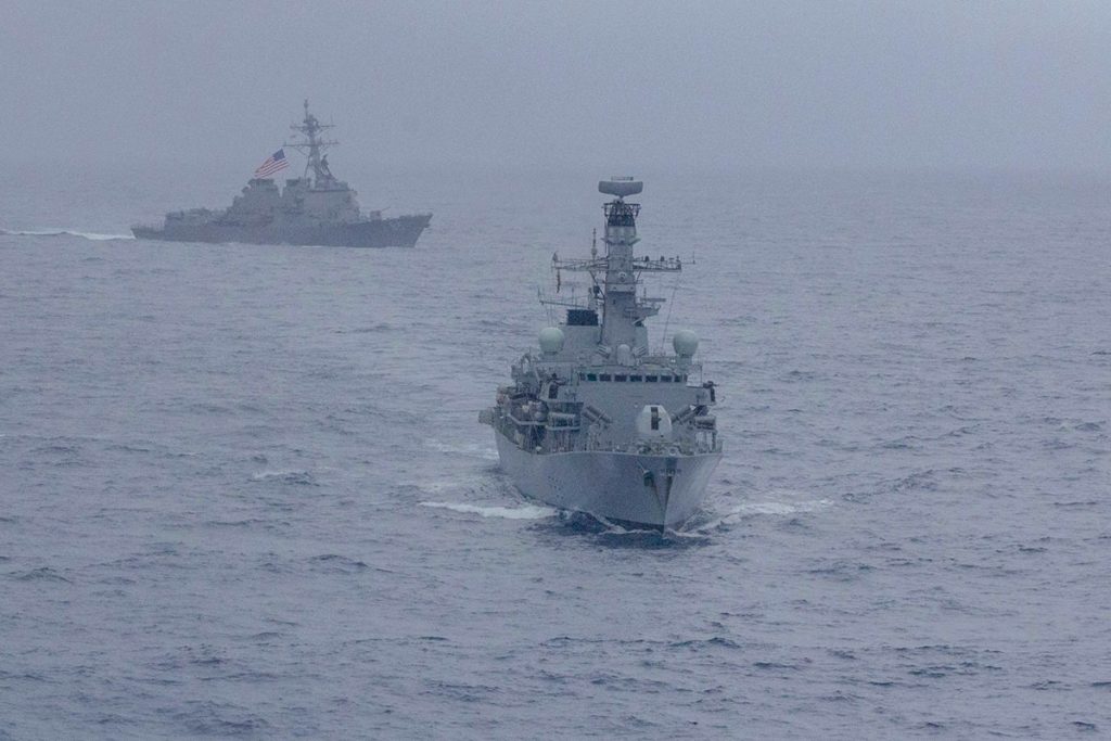 US Navy Warship Sails Through Taiwan Strait For Third Time In Four Months