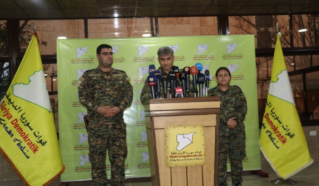 SDF Demads Damascus To Recognize Northeastern Syria Autonomy, Vows To Liberate Afrin