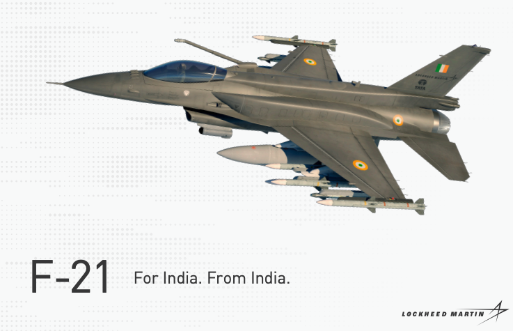 Lockheed Martin Unveils "Made In India" F-21 Fighter Jet