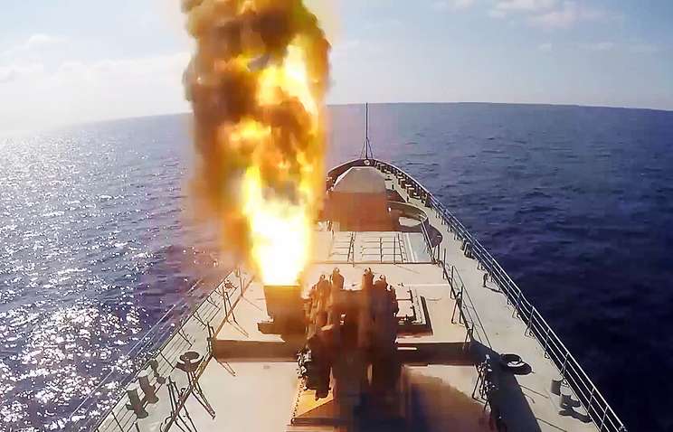 Russian Navy Continues To Attack Military Targets In Ukraine With Kalibr Cruise Missiles (Video)