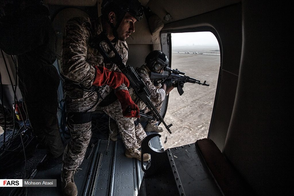 In Photos: Drills Of Special Unit Of Iranian Islamic Revolutionary Guard Corps